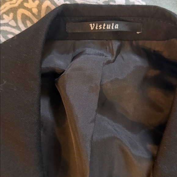 Black Tuxedo Jacket Satin Lapels Double-Breasted. Like New. Size see pics - Picture 2 of 9